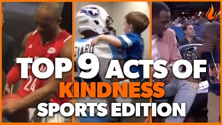 Top 9 Acts of Kindness Sports Edition 3  Good People 2021  Faith In Humanity Restored [upl. by Atterg598]