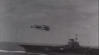 World War II combat footage  sinking of the Bismarck [upl. by Ahcatan78]