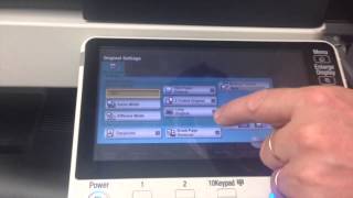 Konica Minolta Tutorial Great Scanning Feature [upl. by Banwell]