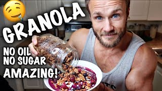 SUPER EASY OVEN GRANOLA [upl. by Andel]