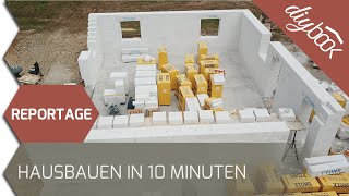 Reportage Haus bauen in 10 Minuten  Die Magie von Porenbeton [upl. by Yrolam306]