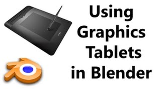 Using a graphics tablet in blender [upl. by Koziarz]