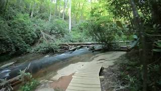 Virtual Treadmill Walking  Trail with Rivers and Waterfalls  Table Rock State Park [upl. by Aisatnaf]