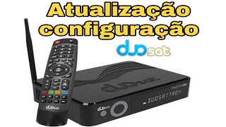 DUOSAT TROY S HD ATUALIZAÇÃO CONFIGURAÇÃO COMPLETA [upl. by Kamat]