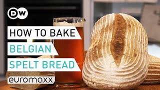 Spelt Bread Recipe from Belgium  EU Politics Explained by Baking Belgian Spelt Loaf [upl. by Arras]