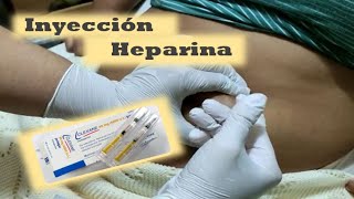 Aprende inyección de Heparina [upl. by Einwat]