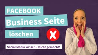 Facebook Business Seite löschen [upl. by Marge]