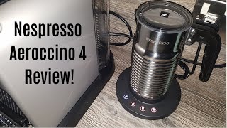 Nespresso Aeroccino 4 Milk Frother Review  Worth upgrading from the Aeroccino 3 [upl. by Aisac]