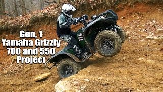 Yamaha Grizzly 700 and 550 Project Upgrade to 2016 Standards and Beyond [upl. by Philan]