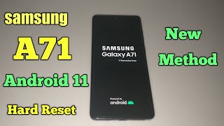 Samsung A71 Hard Reset Android 11 [upl. by Shipman]