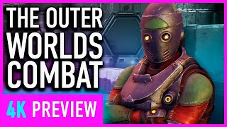 The Outer Worlds  Combat And Companion Attacks 4K Gameplay [upl. by Nerrej947]