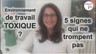 Travail TOXIQUE  5 signes qui ne trompent pas [upl. by Hy]