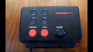 Autohelm 4000 Connections and demo [upl. by Anitap]