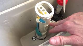 Porcher toilet flush valve removal [upl. by Acirem38]