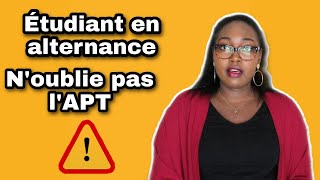 Franceétudiant en alternance noublie pas lautorisation de travail  APT [upl. by Ahsiner]