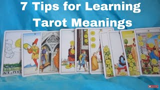 7 Tarot Tips for Learning Tarot Card Meanings [upl. by Searby480]