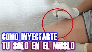 ✅COMO PONER UNA INYECCIÓN💉 INTRAMUSCULAR Sin dolor😱💯 [upl. by Ayiram]