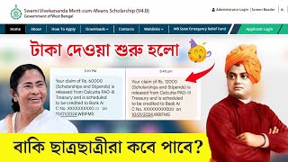 SVMCM SCHOLARSHIP 202324 PAYMENT UPDATESwami Vivekananda ScholarshipSVMCM scholarship update 2024 [upl. by Attennhoj384]