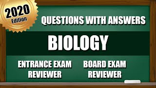 Entrance Exam Reviewer 2020  Common Questions with Answer in Biology and Science  PART 1 [upl. by Nosiddam151]