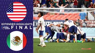 USA vs Mexico Extended Highlights  Concacaf Nations League Final  CBS Sports Golazo [upl. by Georglana]