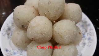 Narkel Naru Recipe  Bengali Style Narkel Naru  Sweet Coconut Balls  Coconut Ladoo Recipe [upl. by Thgiled840]