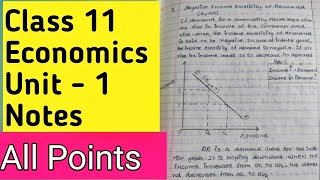 Class 11 economics chapter 1 notes [upl. by Dian]