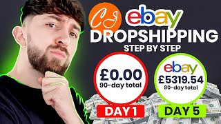 eBay Dropshipping Full Tutorial CJ Dropshipping [upl. by Egiarc]