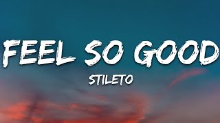 Stileto  Feels So Good Lyrics feat Luke Baker [upl. by Atimed]