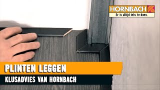 Plinten leggen op laminaat met HORNBACH [upl. by Kcirderf]