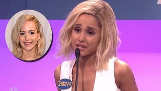 Ariana Grande Slays Musical Impressions on SNL amp Impersonates JLaw [upl. by Mayda]