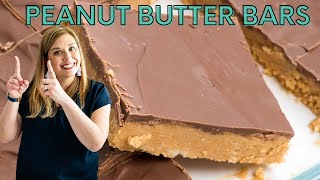 BEST No Bake Peanut Butter Bars  Variations [upl. by Nigem652]