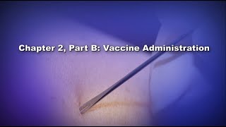 Chapter 2 Part B Vaccine Administration [upl. by Nybor]