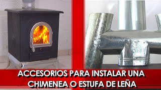 Tubos para instalar una chimenea o estufa de leña [upl. by Brinna348]