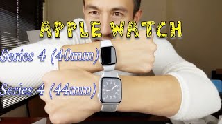 Apple Watch Series 4 40mm amp 44mm Unboxing and Comparison [upl. by Ztnarf]