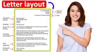 FORMAL LETTER STRUCTURE 📝 How to write a letter correctly [upl. by Nizam]