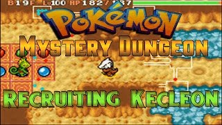 Pokemon Mystery Dungeon  Recruiting Kecleon [upl. by Marlette569]