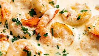 Creamy Garlic Prawns Shrimp [upl. by Richma]