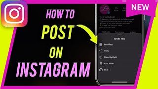 How to Post on Instagram New and Improved allinone update [upl. by Nemra]