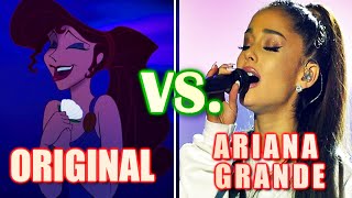 Ariana Grande VS Original Singers  Disney SONG Battle [upl. by Cirederf]