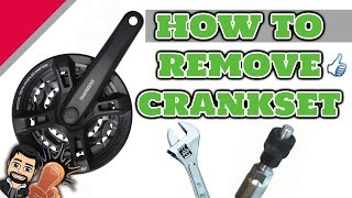 How to Remove Crankset  Using Crank Puller [upl. by Sugihara54]