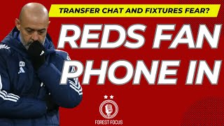 NOTTINGHAM FOREST FAN PHONE IN  TRANSFER HOPES EUROPEAN DREAM AND PLAYERS SONGS [upl. by Coheman319]