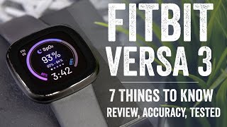 Fitbit Versa 3 InDepth Review 7 New Things to Know [upl. by Ashton]