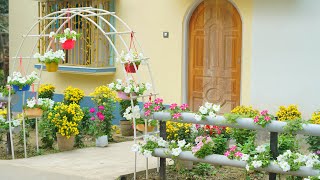 Amazing Gardening idea with PVC pipes DIY [upl. by Idyh]