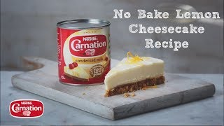 No Bake Lemon Cheesecake Recipe [upl. by Quinton]