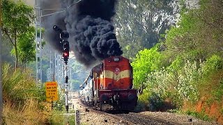 The SMOKING ALCO Locomotives  Indian Railways [upl. by Boru19]