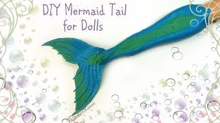 DIY Doll Mermaid Tail [upl. by Damara]