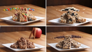 Homemade Chewy Granola Bars 4 Ways [upl. by Atiuqaj840]