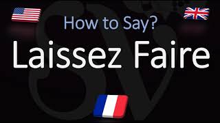 How to Pronounce Laissez Faire CORRECTLY English American French Pronunciation [upl. by Airdnax]