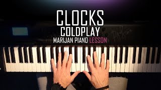 How To Play Coldplay  Clocks  Piano Tutorial Lesson  Sheets [upl. by Shea]