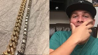 Diamond Cuban Link Vs Diamond Tennis Bracelet [upl. by Reube]